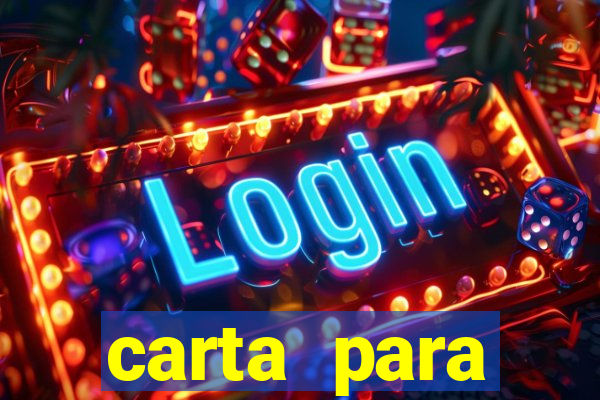carta para encontrista homem